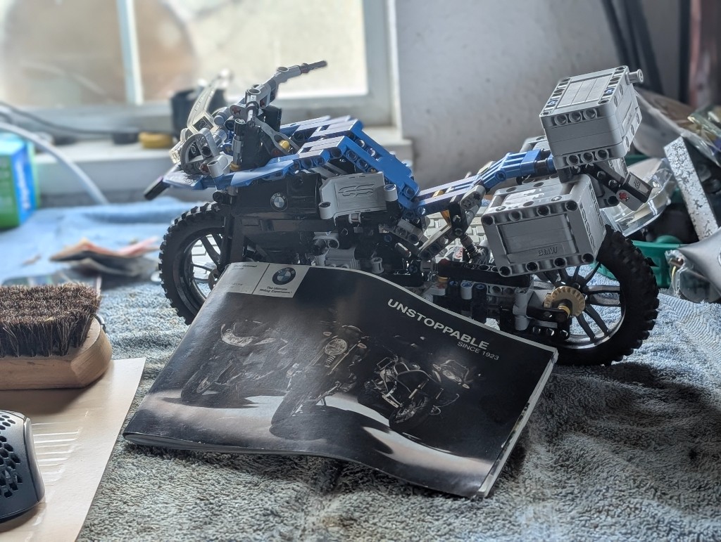 LEGO Technic BMW GS Adventure with Unstoppable Since 1923 catalogue